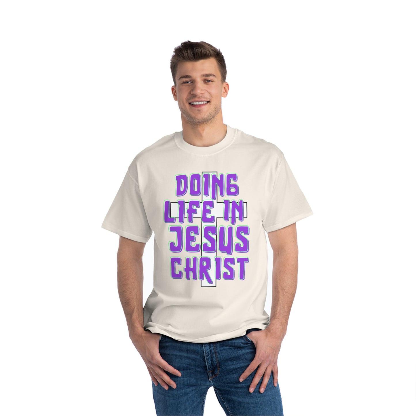DOING LIFE IN JESUS CHRIST Oversized T-Shirt